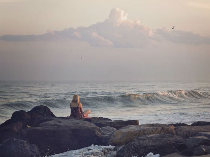 Scattering ashes at sea