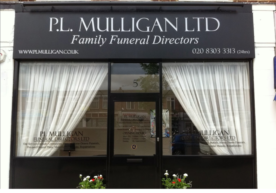 P L Mulligan Funeral Directors, Bexleyheath, funeral director in London
