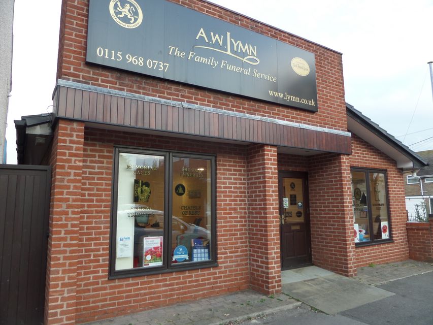 A.W. Lymn Hucknall, funeral director in Nottinghamshire