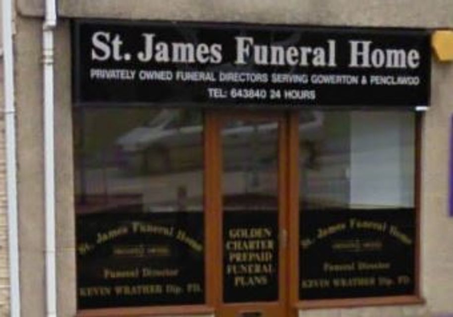 St James Funeral Home, Gowerton