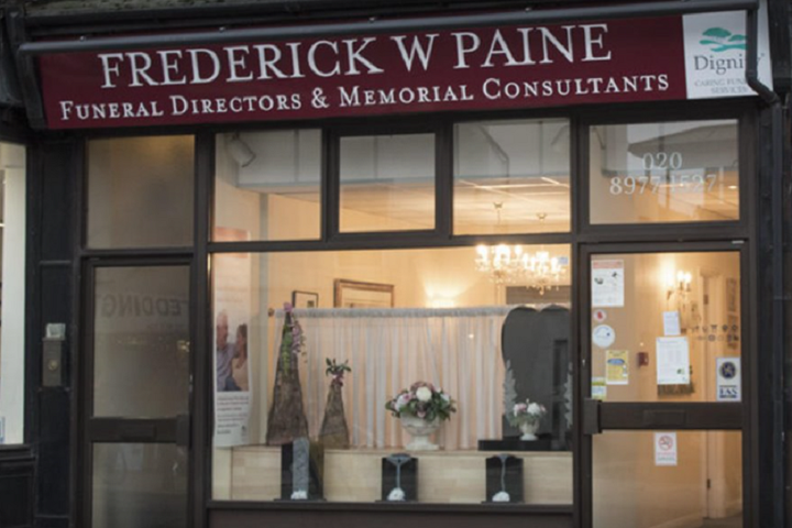 Frederick W Paine Funeral Directors, Teddington