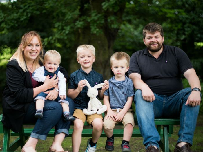 Nicole Bowles and her family