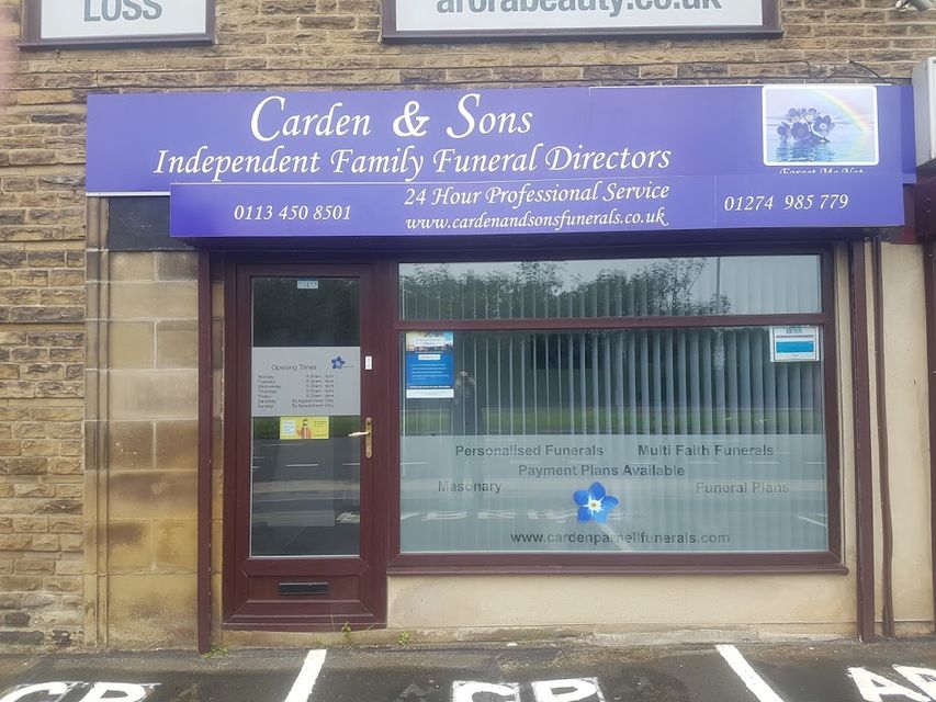 Carden & Sons Independent Family Funeral Directors, Pudsey, funeral director in West Yorkshire