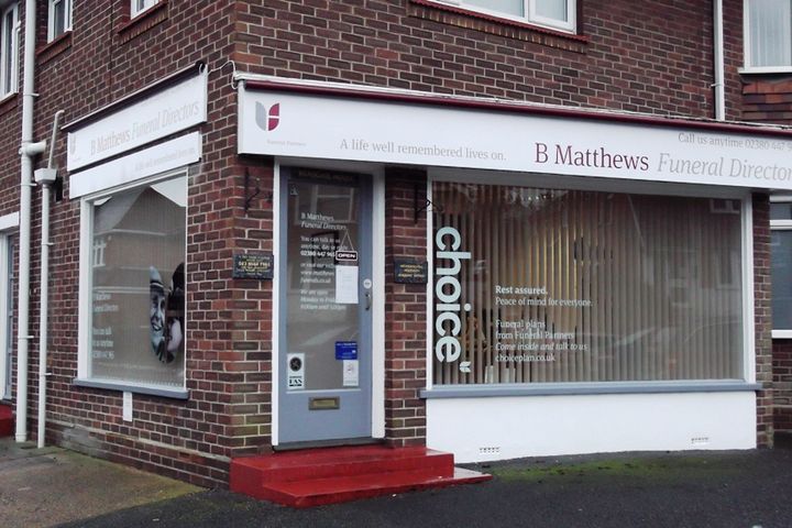 B Matthews Funeral Directors, Woolston