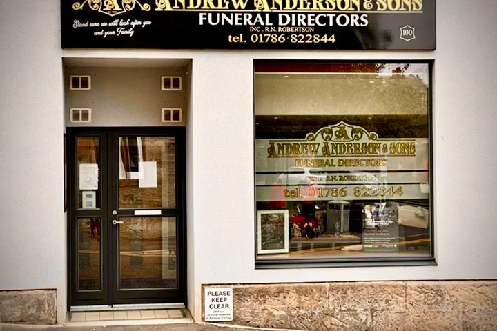 Andrew Anderson & Sons Funeral Directors, Dunblane, Incorporating R.N Robertson