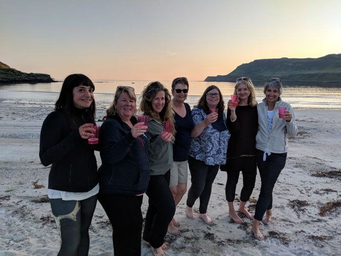 Soul spa guests at the beach