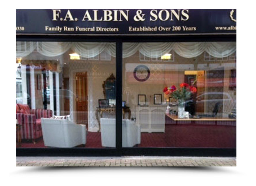 F.A. Albin Mottingham, funeral director in London