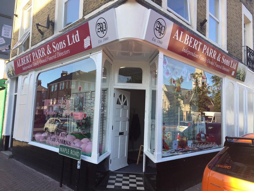 Albert Parr & Sons, funeral director in Kent