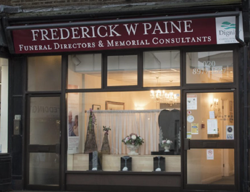 Frederick W Paine Funeral Directors, Teddington