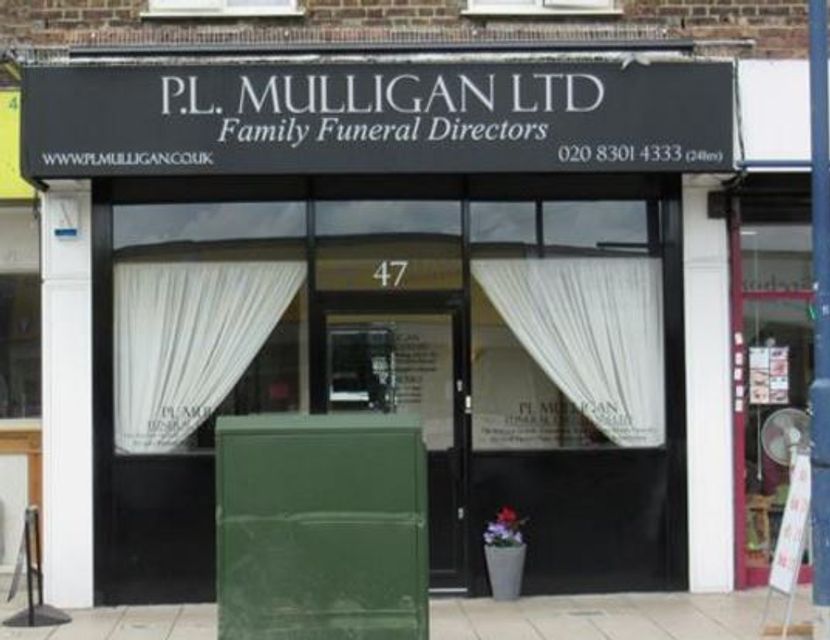 P L Mulligan Funeral Directors, Welling, funeral director in London