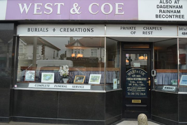West & Coe Funeral Directors, Hornchurch