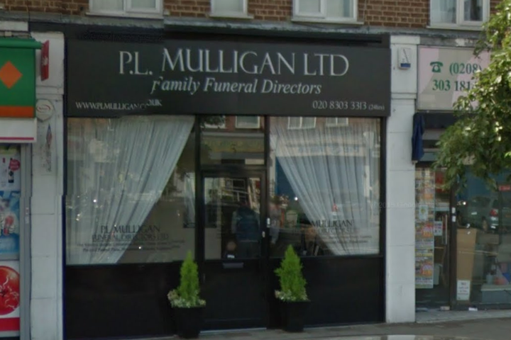 P L Mulligan Funeral Directors, Sidcup