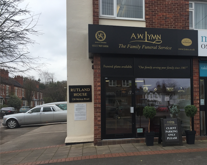 A.W. Lymn West Bridgford, funeral director in Nottinghamshire