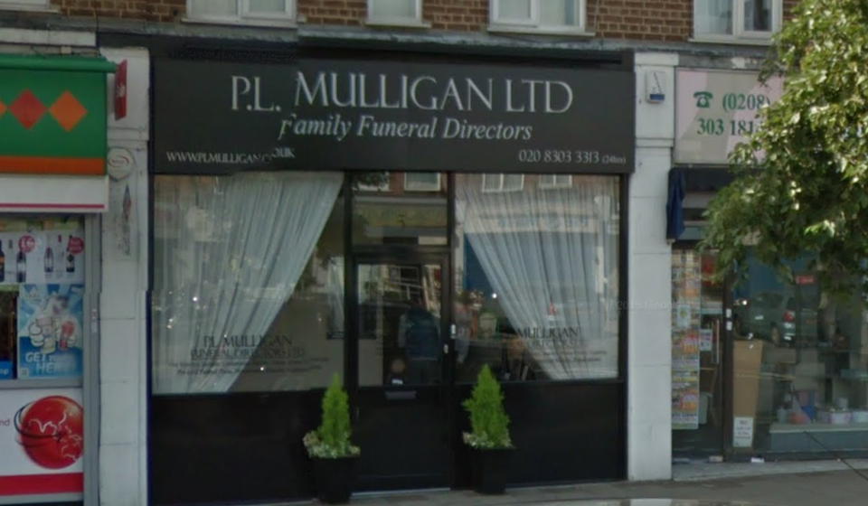 P L Mulligan Funeral Directors, Sidcup, funeral director in London