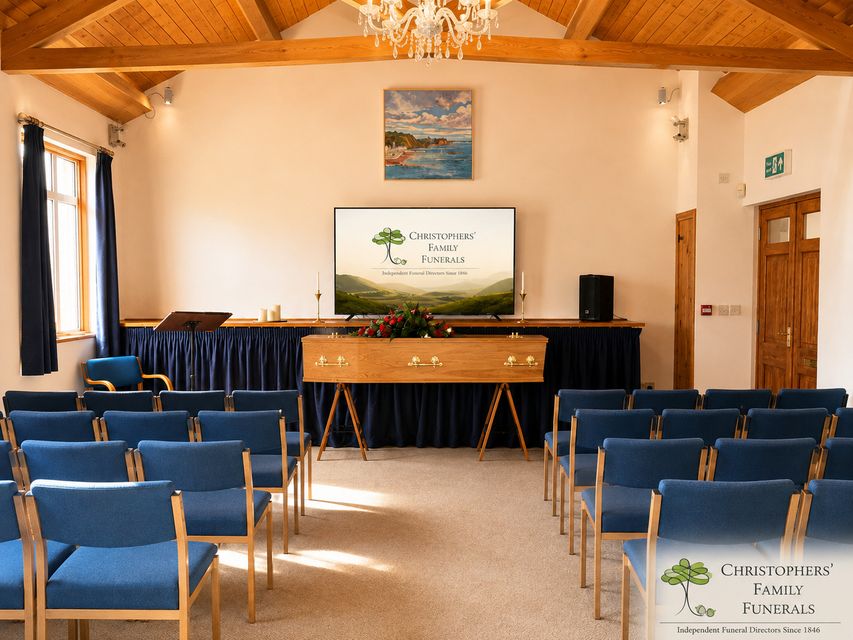 A warm, peaceful chapel for personal and meaningful funeral services.