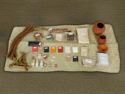 A funeral-in-a-box kit for Hindu final rites