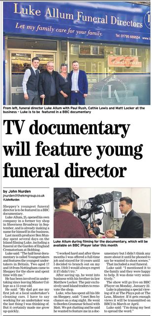 Luke Allum Funeral Directors, funeral director in Kent