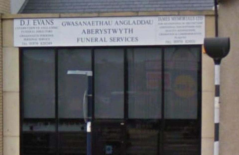 D.J Evans Funeral Directors, Aberystwyth