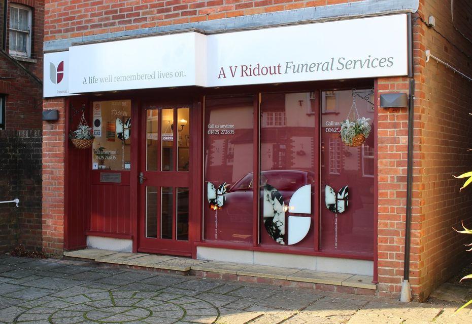 A V Ridout Funeral Service