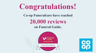 Co-op Funeralcare Reach 20,000 Reviews on Funeral Guide
