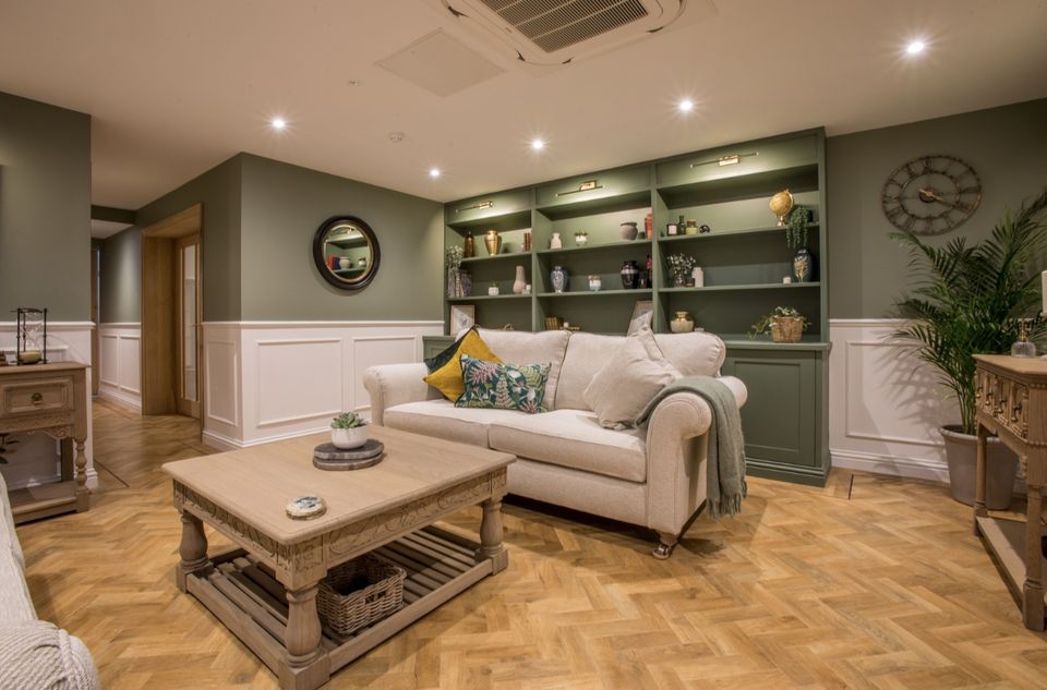 Warm, comfortable interiors designed for peace, privacy, and reflection.