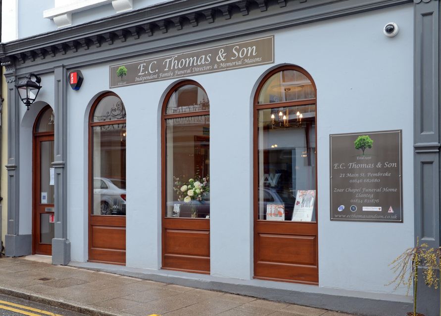 E C Thomas & Son Ltd, Pembroke, funeral director in Pembrokeshire