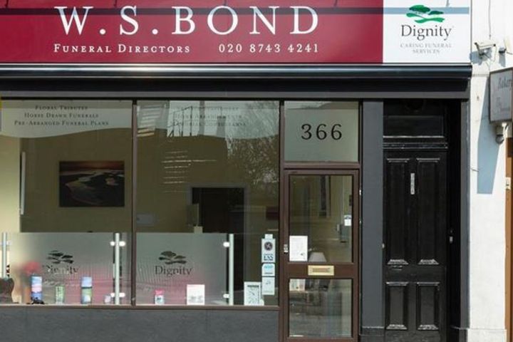 W S Bond Funeral Directors, Shepherds Bush