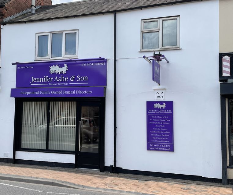 Jennifer Ashe & Son Funeral Directors, Brownhills, funeral director in West Midlands