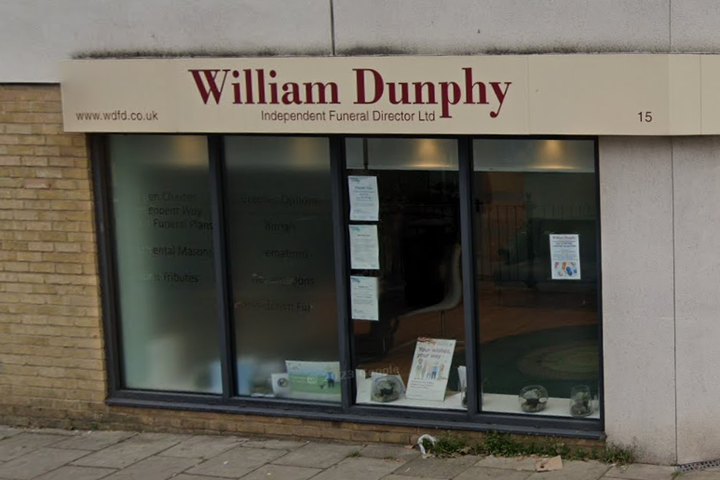 William Dunphy Funeral Director, Dulwich