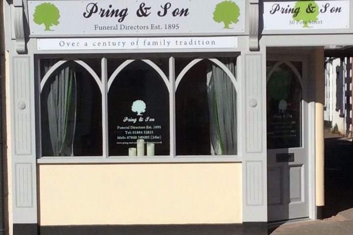 Pring & Son Funeral Directors, Cullompton