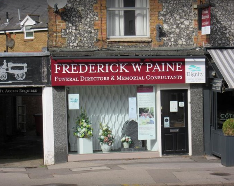 Frederick W Paine Funeral Directors, Esher