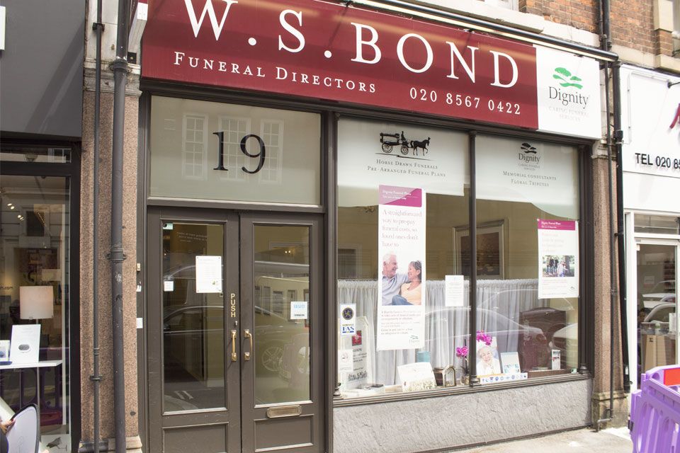 W S Bond Funeral Directors, Ealing