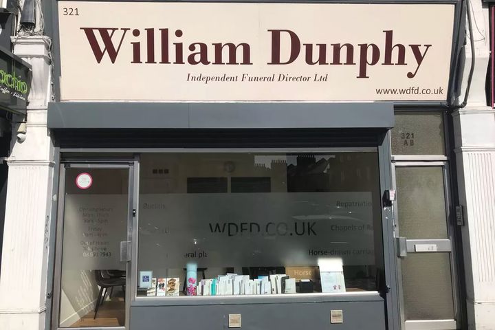 William Dunphy Funeral Director, Brockley