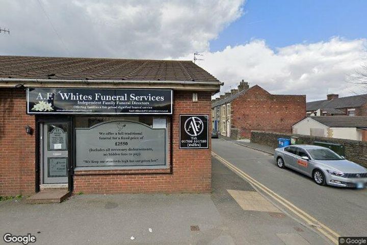 A.F White's Funeral Services.