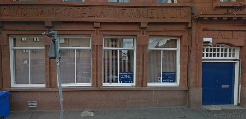 Clydebank Co-operative Funeral Society Hume Street