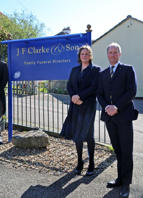 J F Clarke & Son, funeral director in Devon